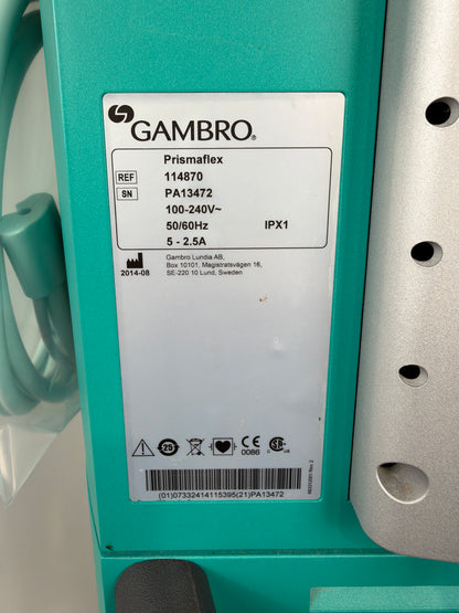 Gambro Prismaflex – Kontinuierliches Dialysegerät / CRRT-System mit Barkey autocontrol 3XPT