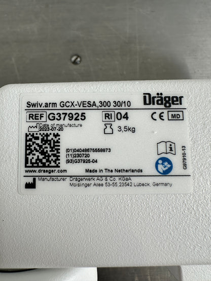 Dräger GCX Swiv.arm GCX-VESA, 300 30/10 G37925 Zubehör
