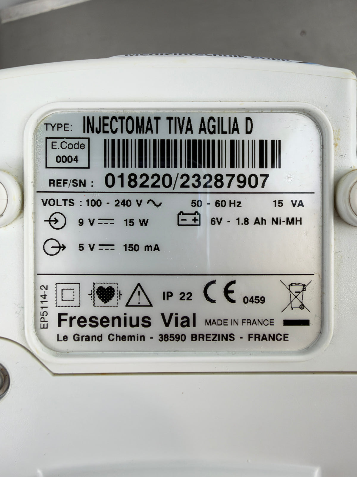 Fresenius Kabi Injectomat TIVA Agilia D – Spritzenpumpe / Perfusor