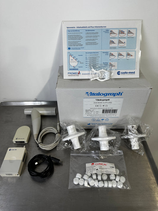 Custo ECG. Lung function test and long-term blood pressure monitoring.