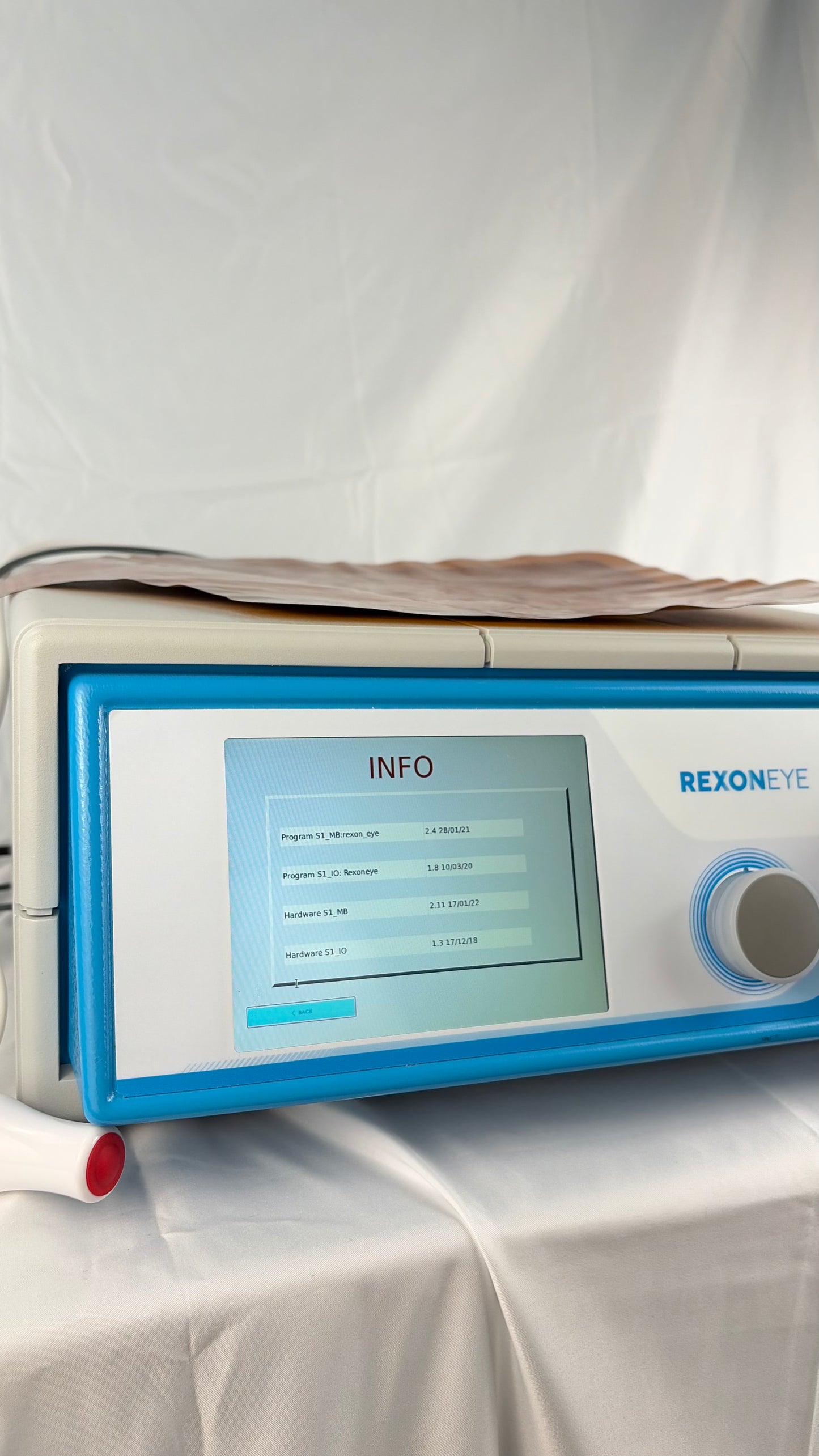 Resono / Telea Rexon-Eye QMR System – Trockene-Augen-Therapie inkl. Koffer & Zubehör