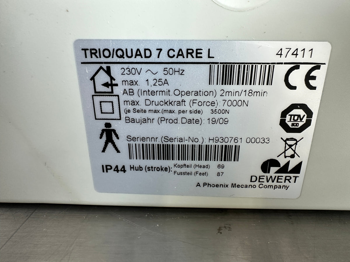 Dewert Trio/Quad 7 Care L Motor Einheit Ersatzteil