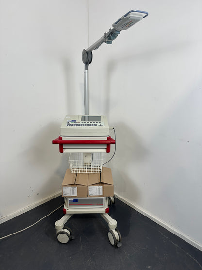 Schiller Cardiovit AT-102 Plus EKG Schreiber & Sauganlage Strässle DT100 inkl. Fahrwagen