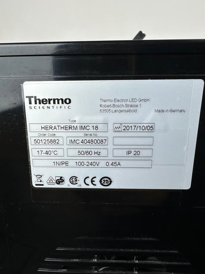 Thermo Scientific Brutschrank HeraTherm IMC18 2017