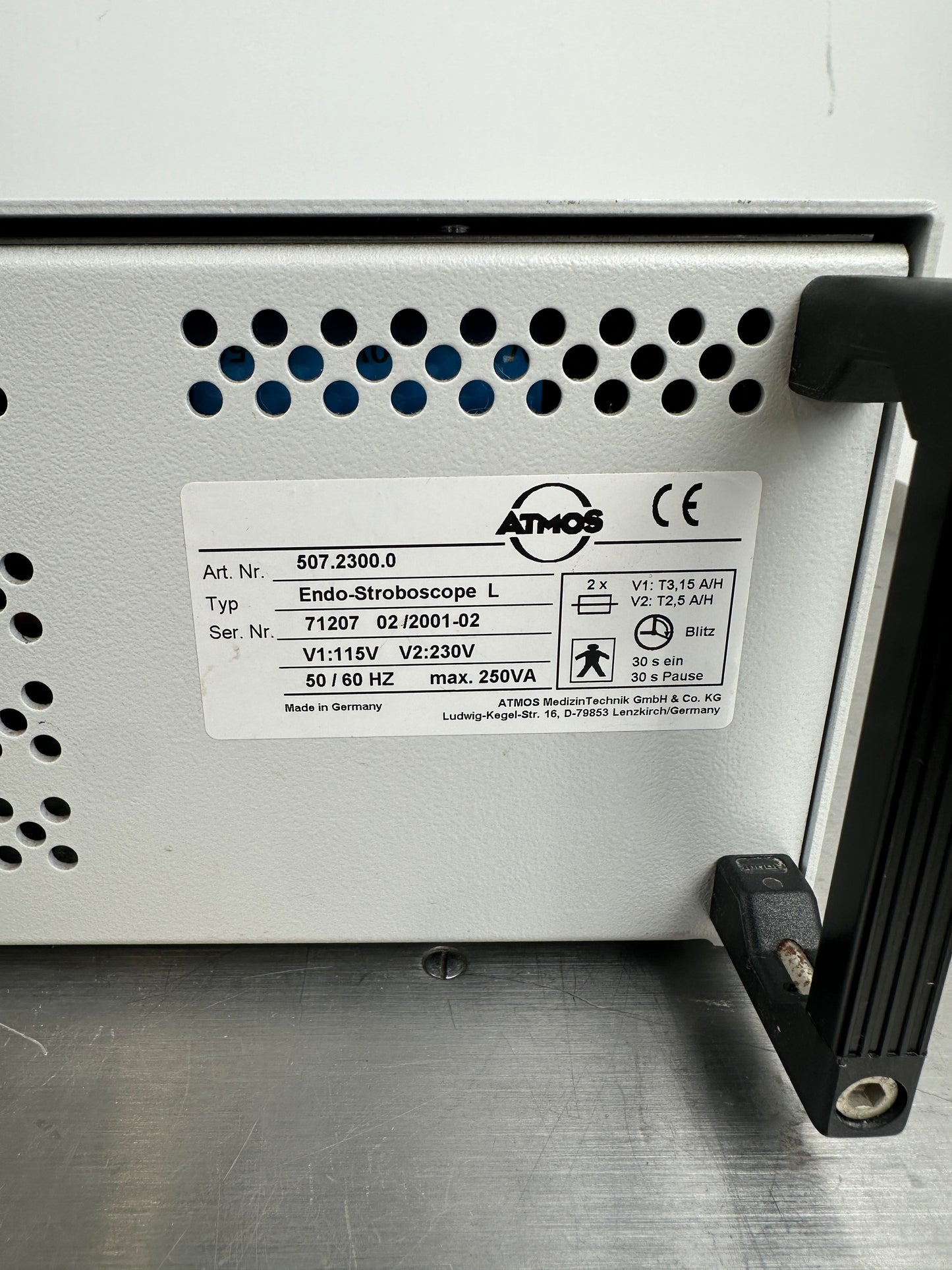 Atmos Endo-Stroboscope L including footswitch ENT