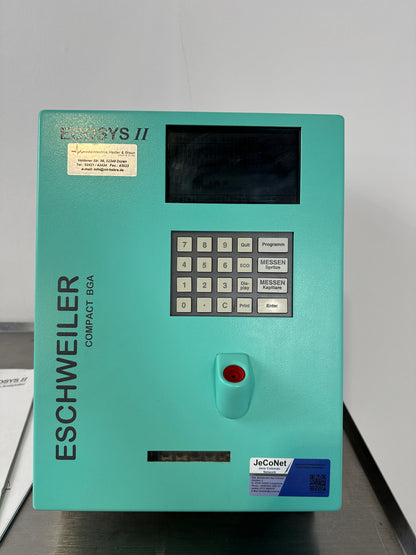 Eschweiler ECOSYS II Analyzer (Blood Gas)