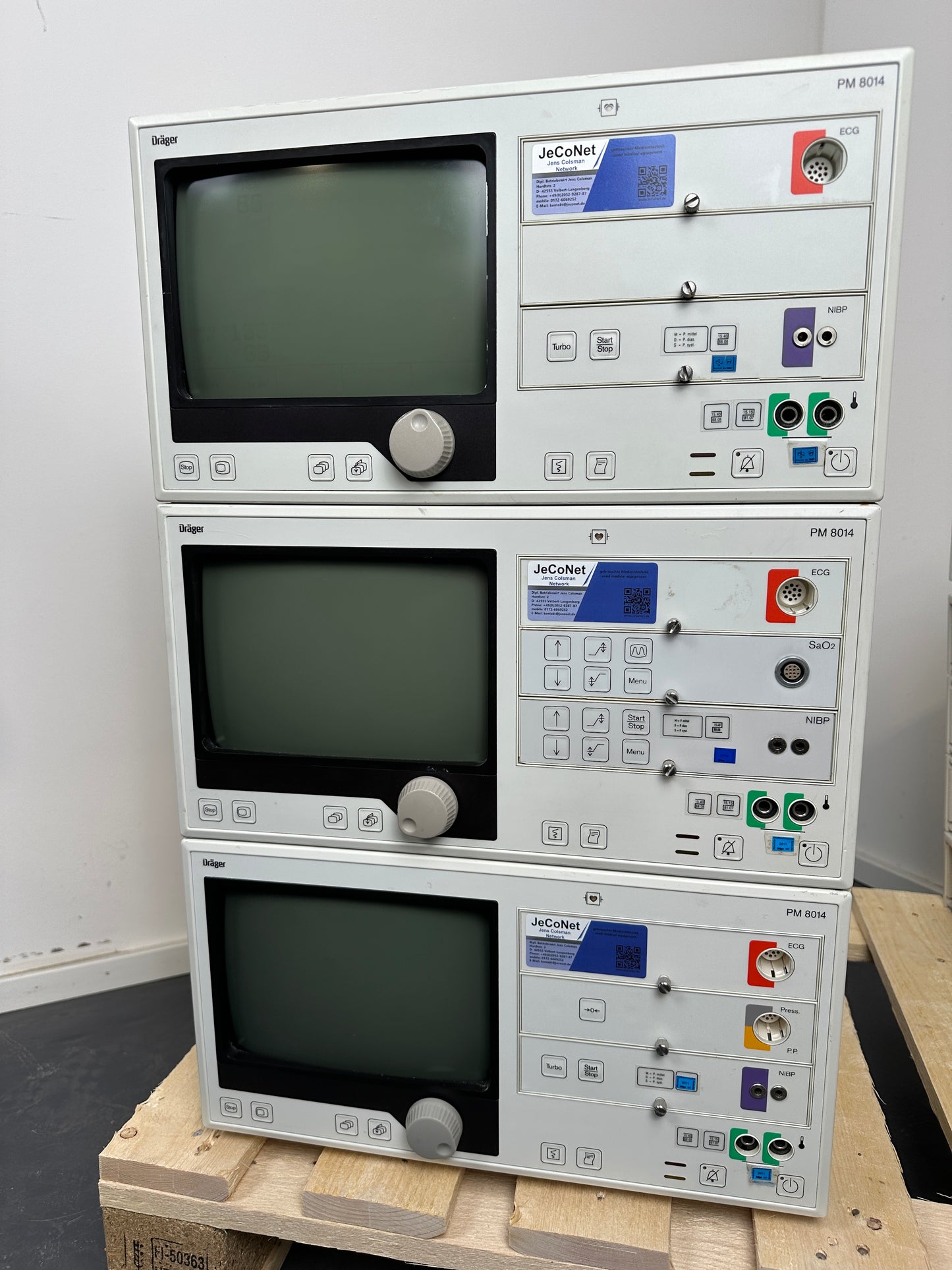 Dräger PM8014 Patientenmonitor Vitaldatenmonitor versch. Konfigurationen