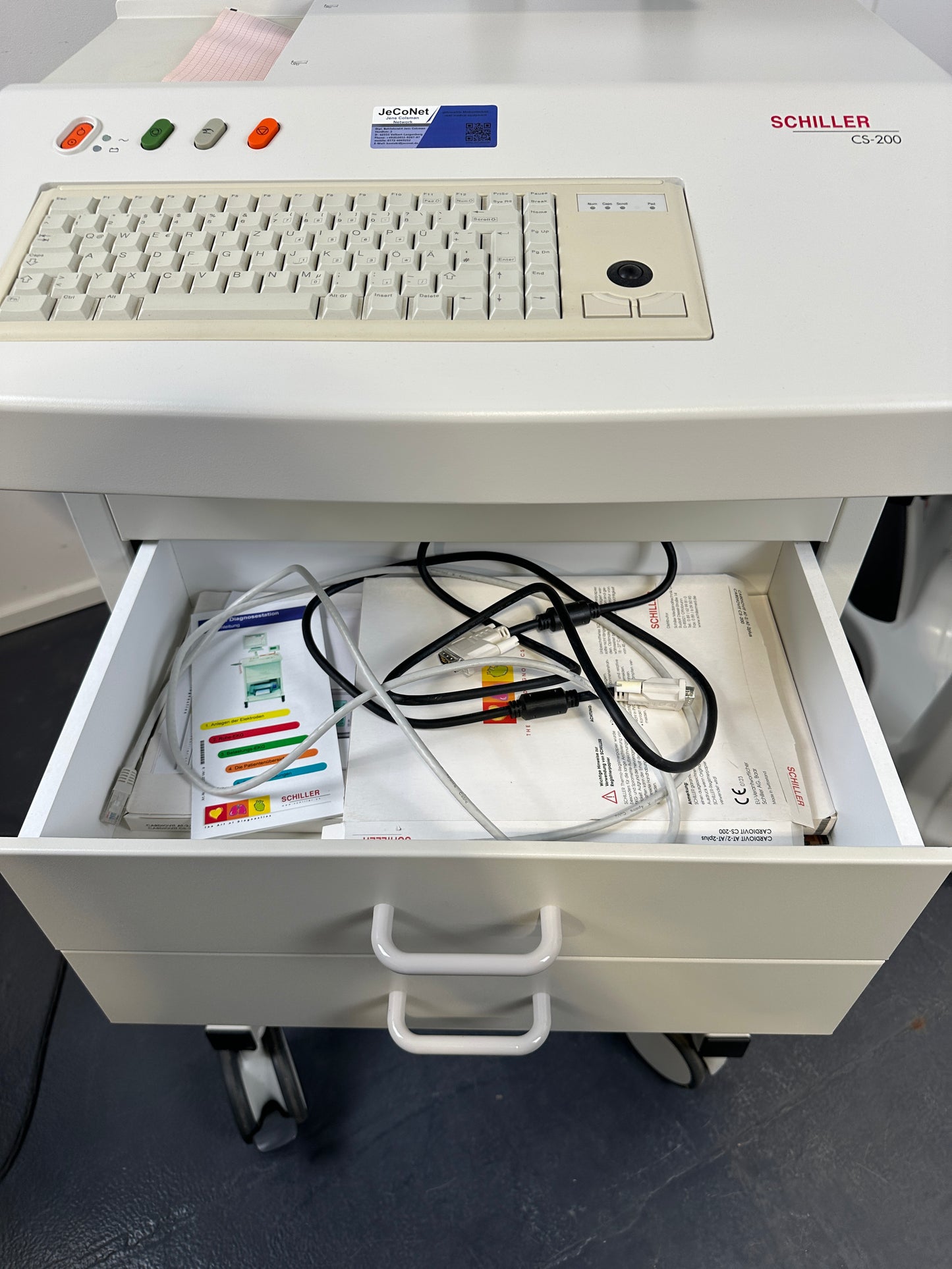 Schiller Cardiovit CS-200 Belastungs EKG, Strässle DT100, Ergometer 911 BP Windows 10