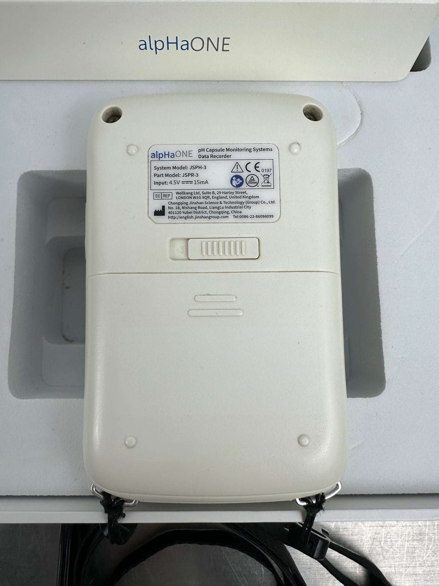 Jinshan AlphaOne ph capsule reflux monitoring System