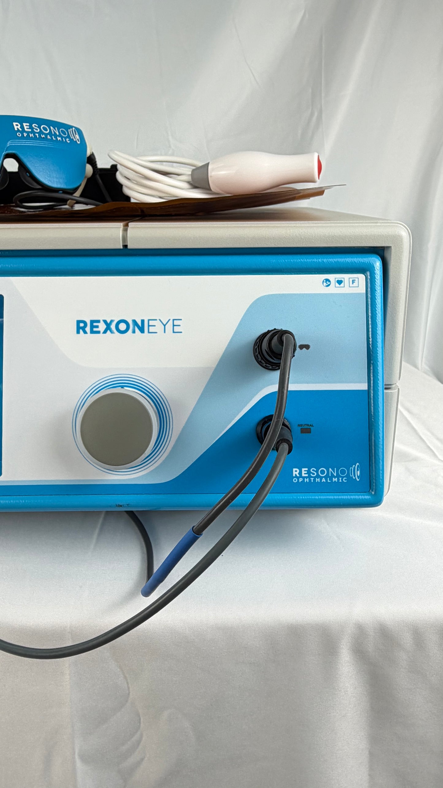 Resono / Telea Rexon-Eye QMR System – Trockene-Augen-Therapie inkl. Koffer & Zubehör