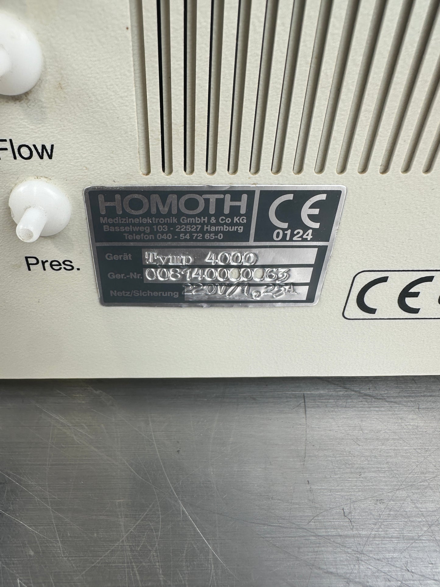 Homoth Tymp 4000 HNO Tympanometrie