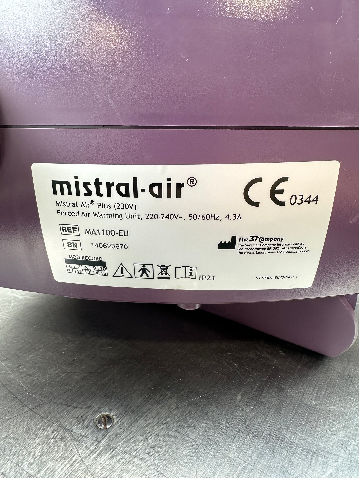Mistral-Air plus MA1100-EU Hyperthermiegerät