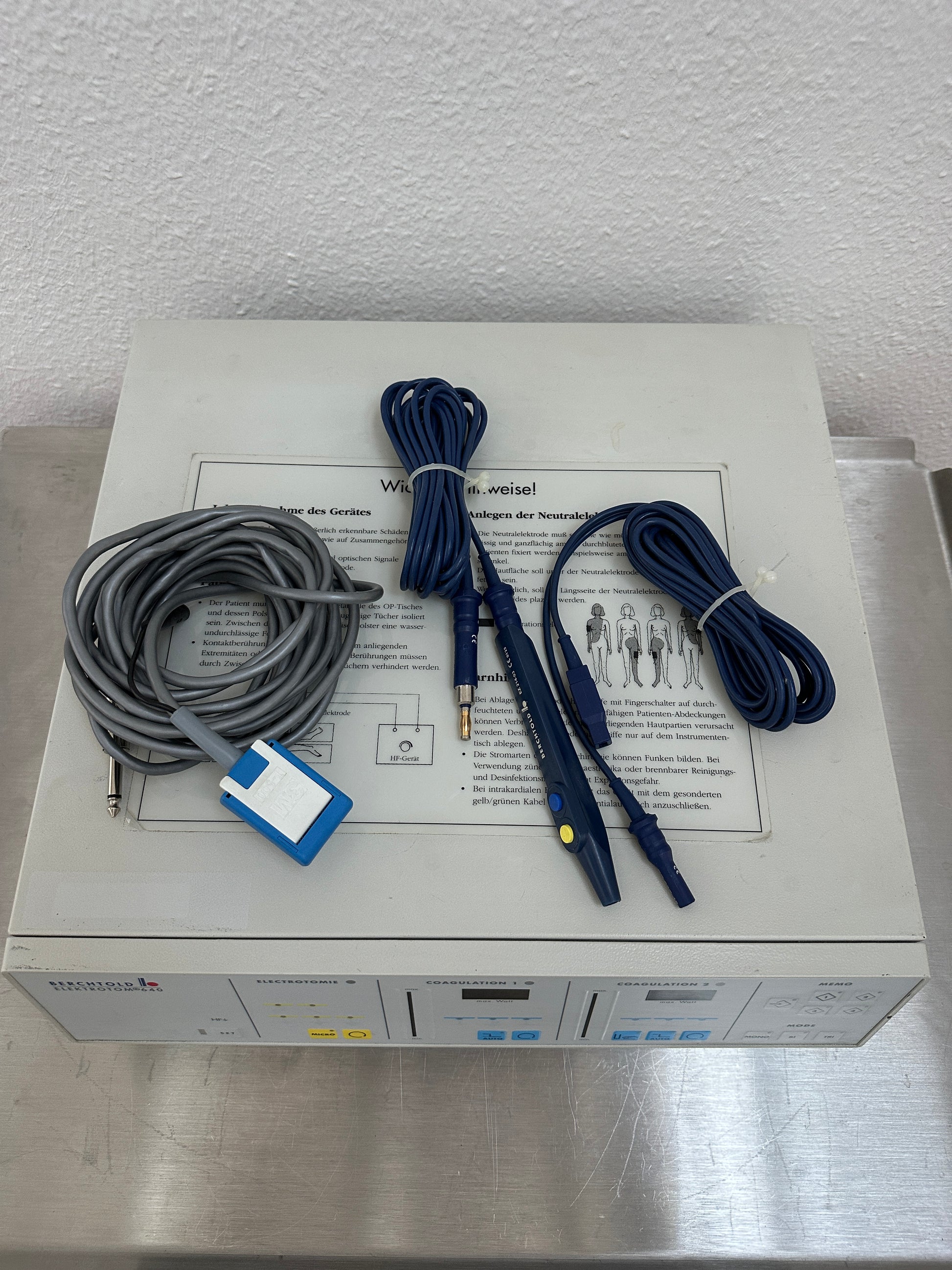 Berchthold Elektrotom 640 HF-Chirurgiegerät
