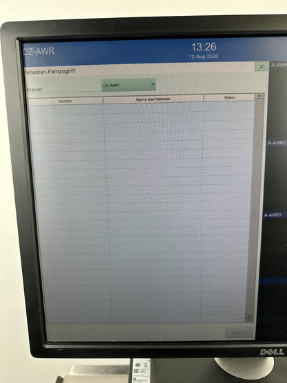 Dräger Infinity CentralStation Wide MS26800 + Infinity Gateway Server – Patientenmonitoring Zentrale