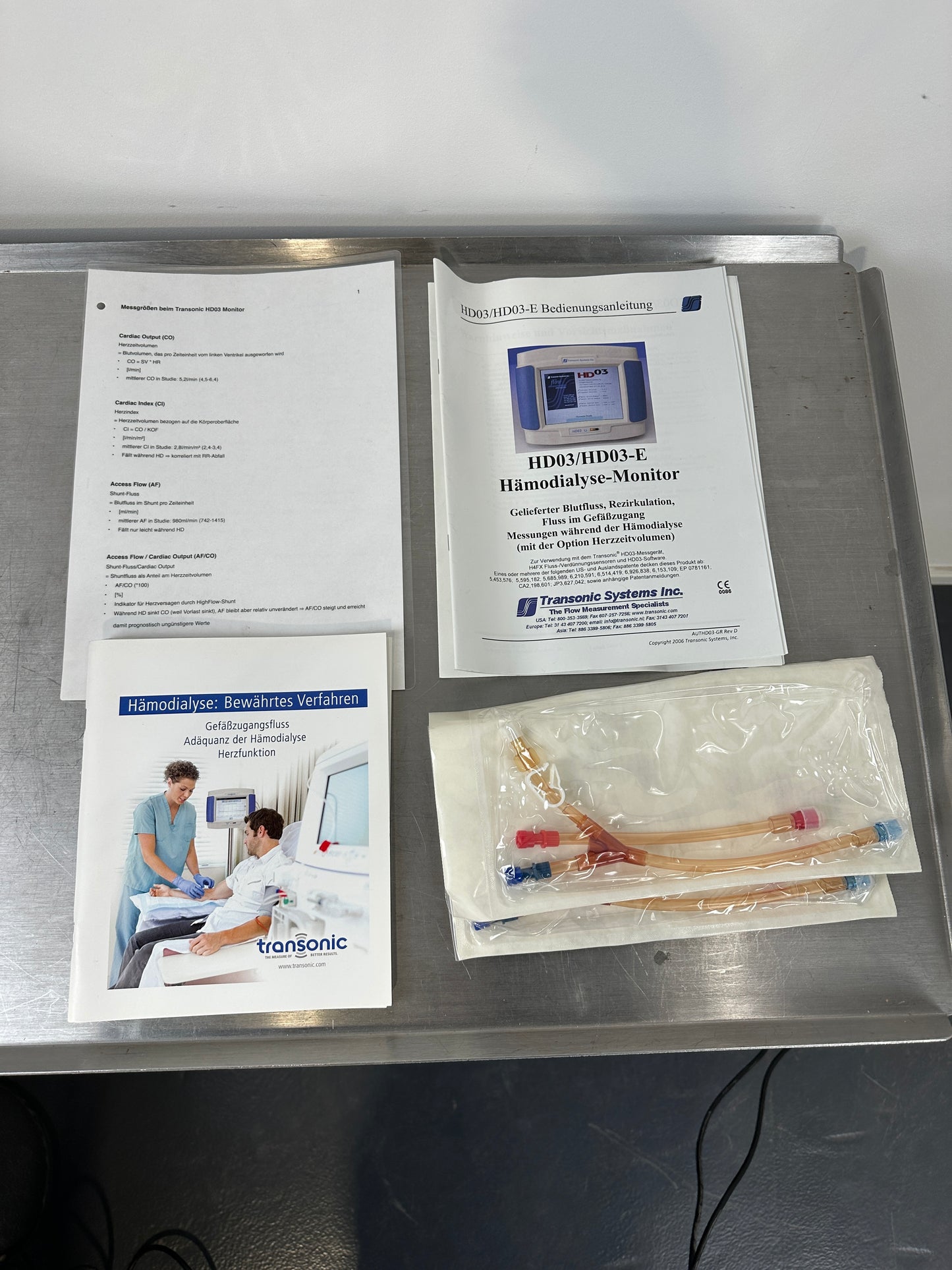Transonic Hemodialysis Flow-QC HD03