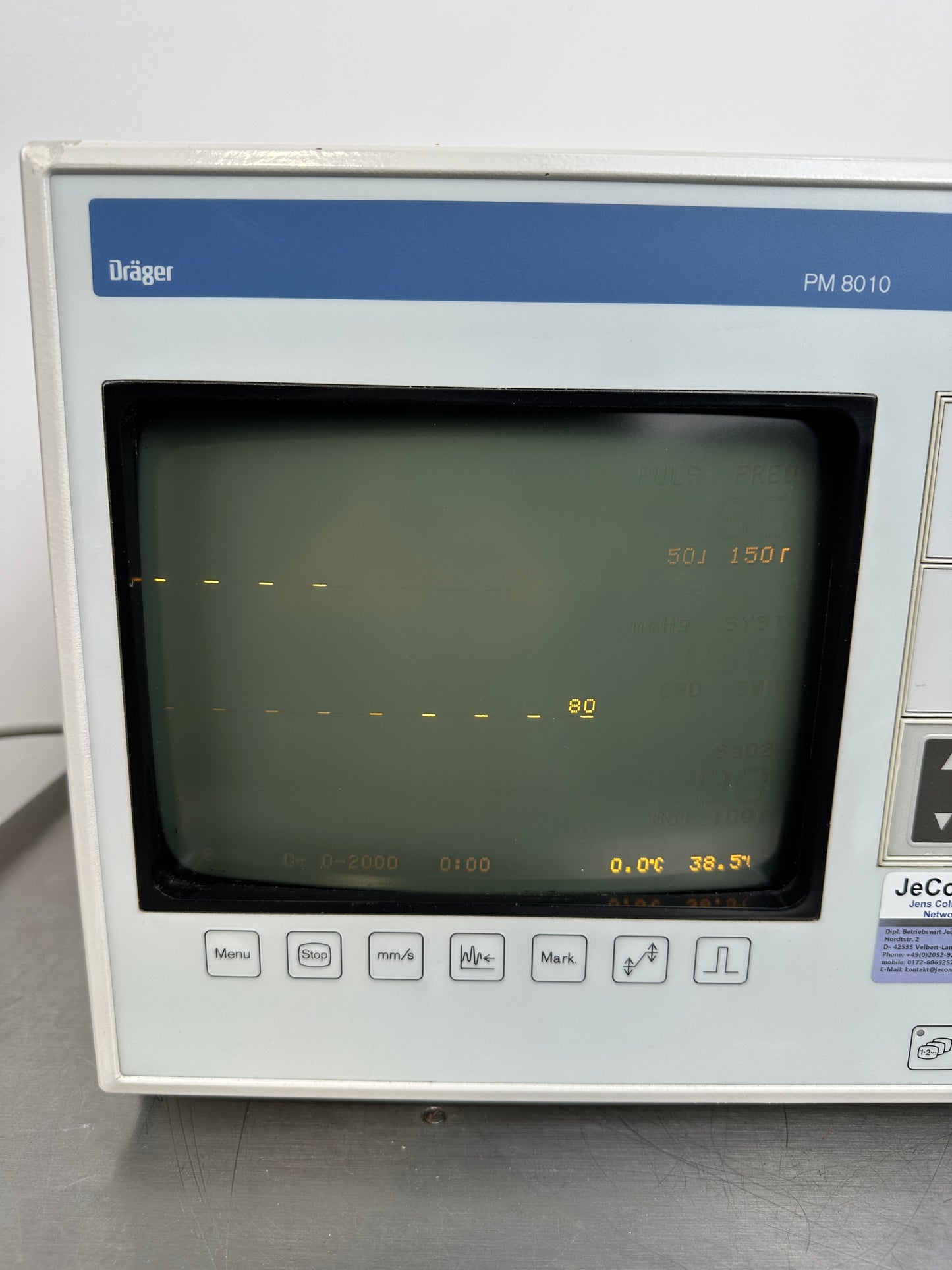 Dräger PM8010 Patientenmonitor Vitaldatenmonitor