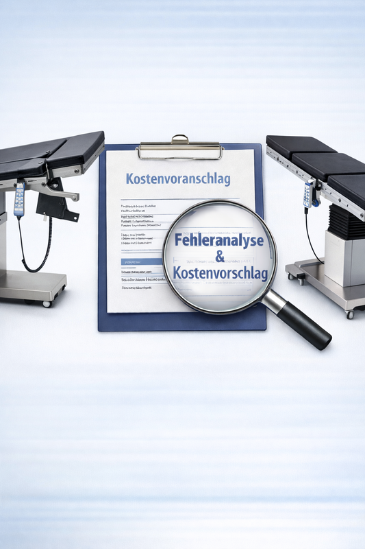 Reperatur- und Ersatzteilservice für OP-Tische Maquet/Trumpf fast alle typen