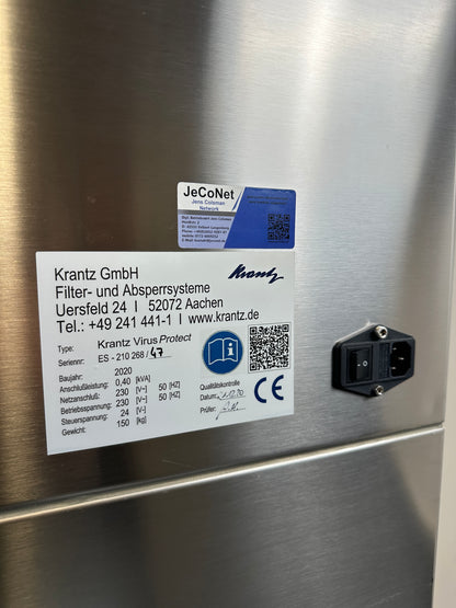 Krantz Virus Protect mobiler Aerosolfilter / Luftreiniger