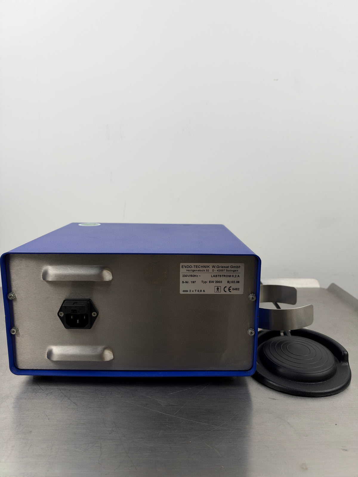 Endo-Technik W. Griesat EW 2003 Endo Washer – Endoskop-Spülgerät mit Fußschalter