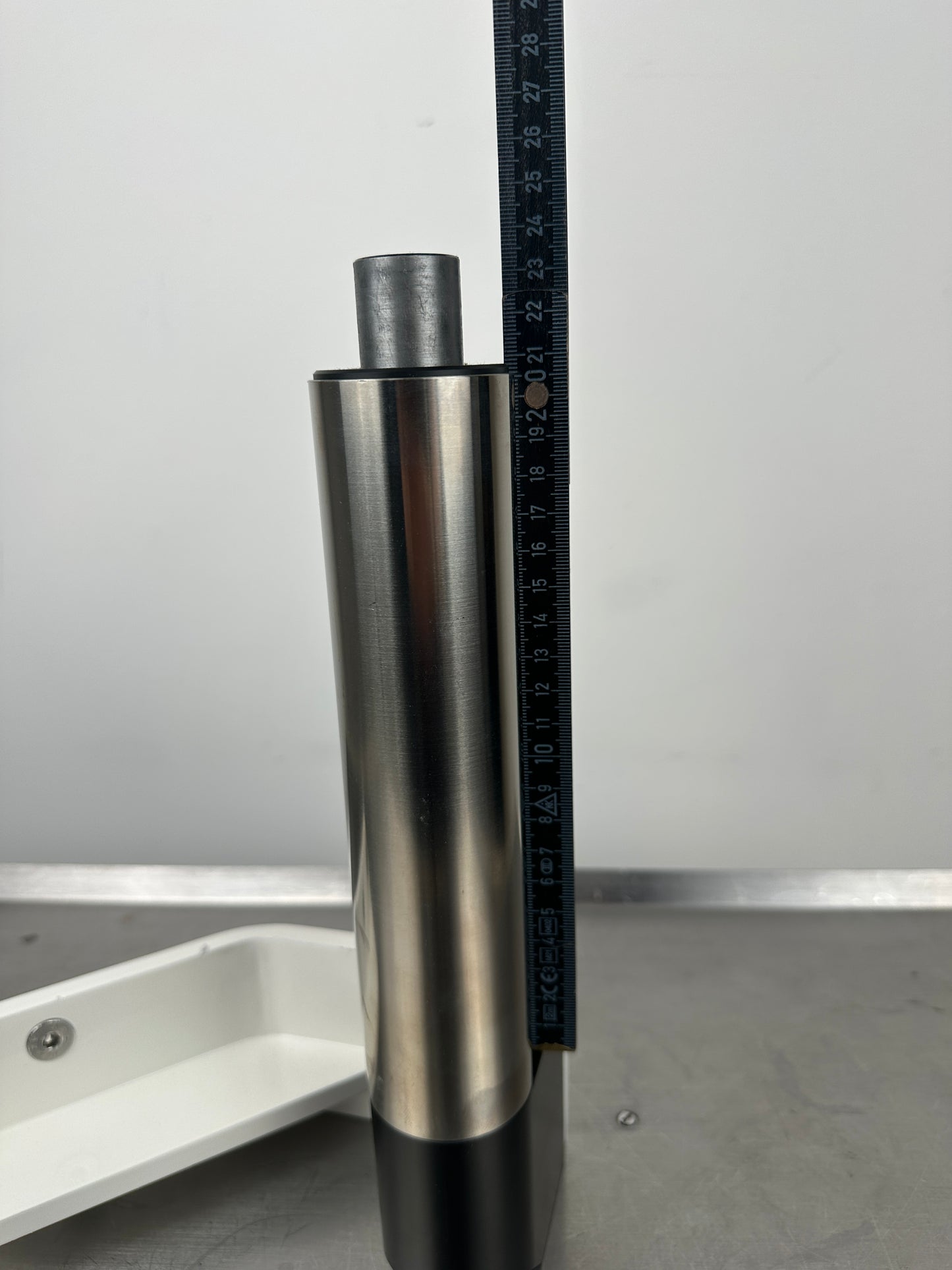 Kolposkophalterung / Geräteaufnahme für Gynäkologiestuhl Edelstahl 20cm