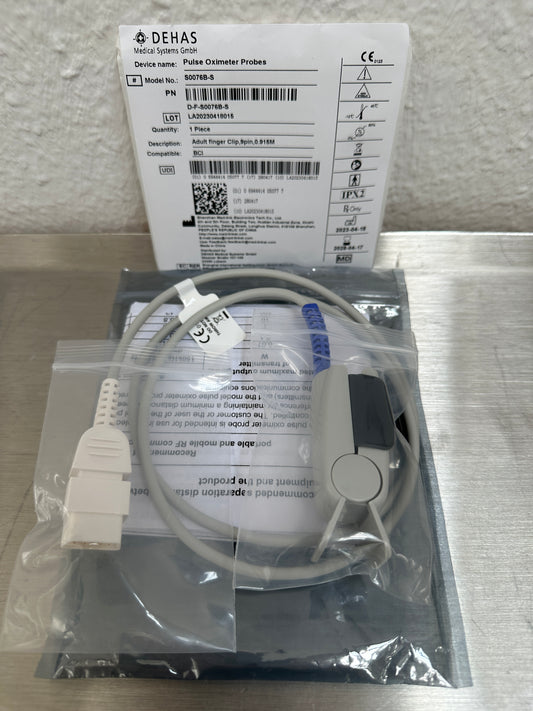 Dehas Medical Finger Clip 9-Pin S0076B-S SpO2 Fingersensor
