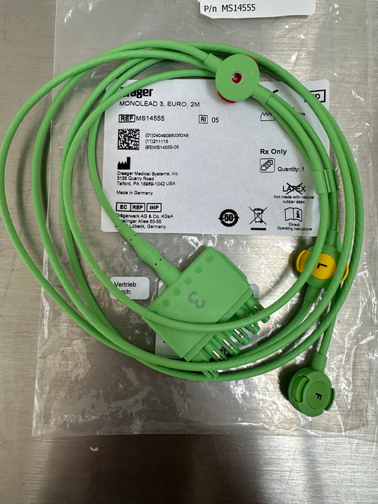 Dräger Monolead 3 MS14555 EKG-Patientenkabel