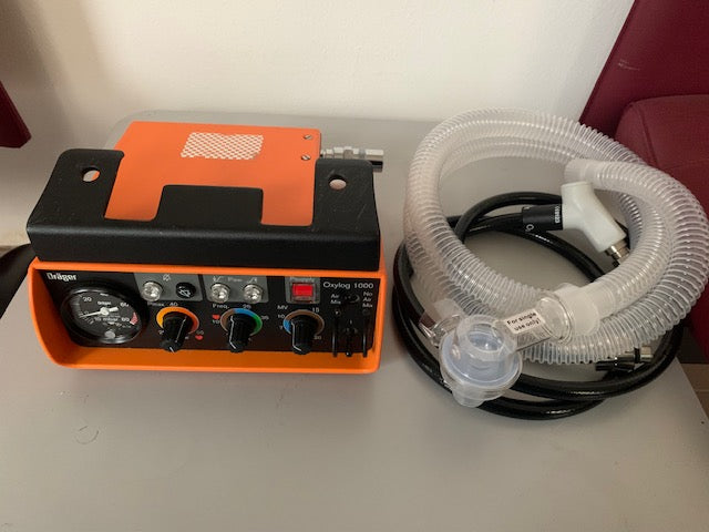 Dräger Oxylog 1000 Beatmungsgerät (mobil)