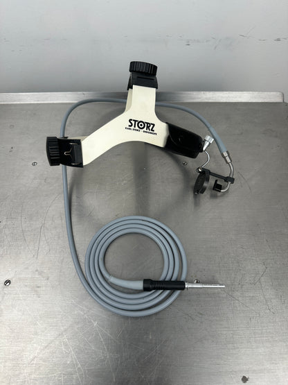 KARL STORZ Stirnleuchte / Kopflampe mit Lichtleitkabel– 095503 HNO