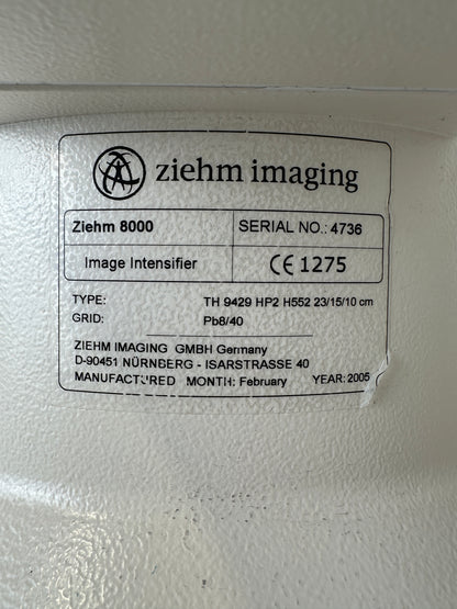 Ziehm Imaging Ziehm 8000 mobiler C-Bogen – Röntgenanlage mit Doppelmonitor – Bj. 2005