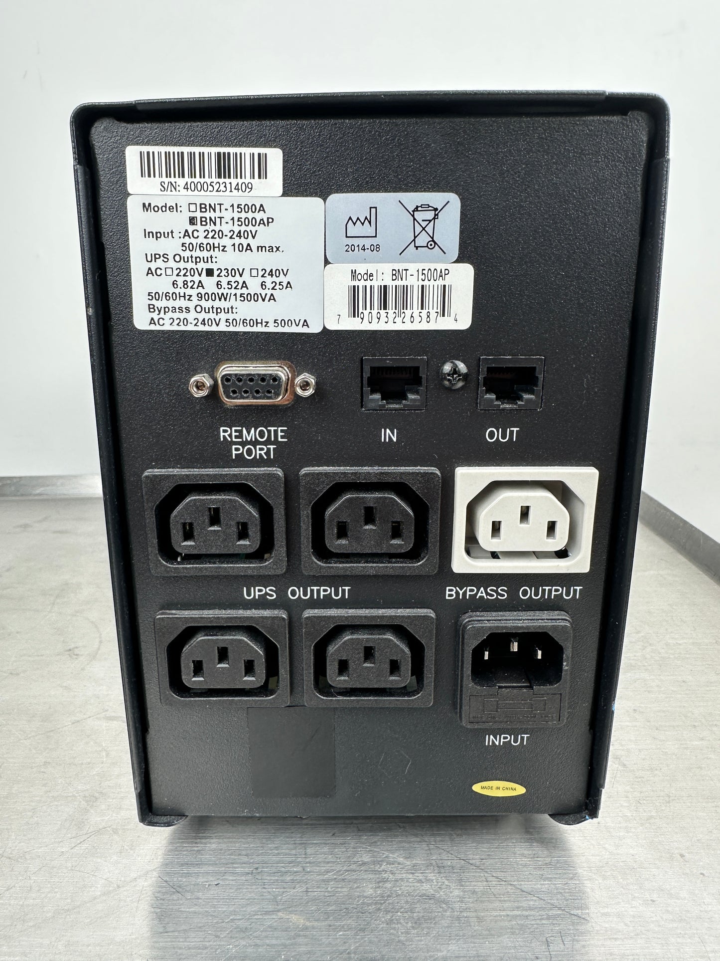 Powercom BNT-1500AP USV (Unterbrechungsfreie Stromversorgung)