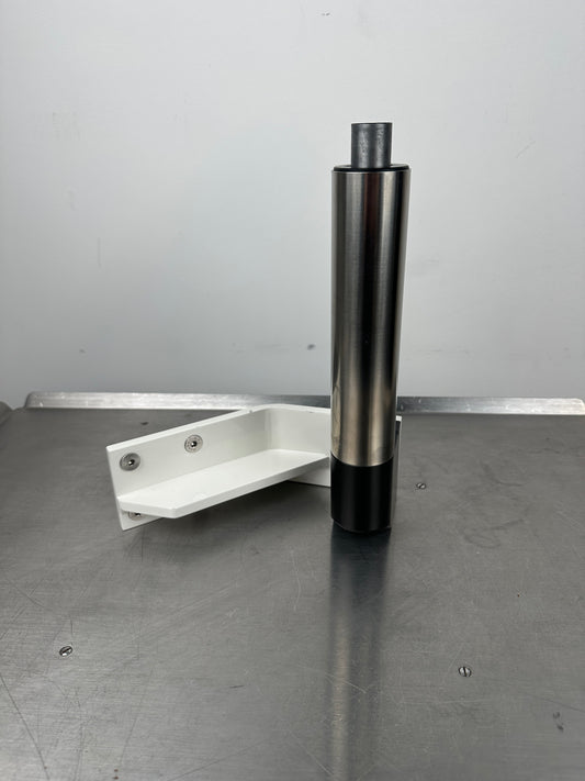Kolposkophalterung / Geräteaufnahme für Gynäkologiestuhl Edelstahl 20cm