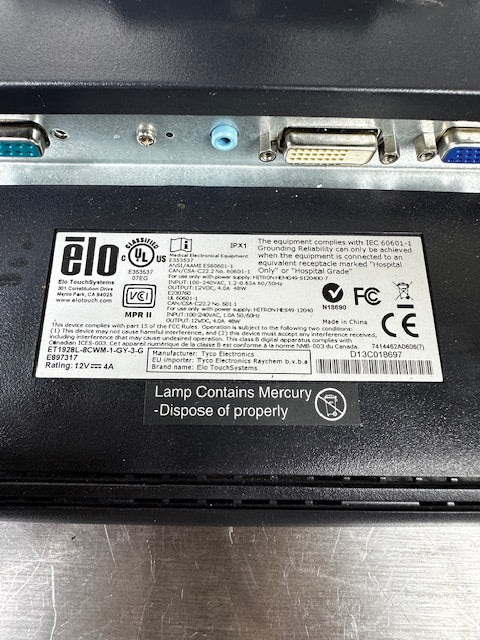 Elo ET1928L-8CWM-1 LCD-Touch-Sreen-Monitor