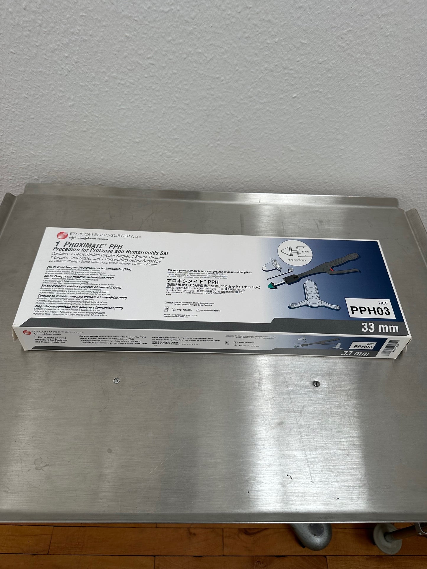 Ethicon (Johnson and Johnson) PPH03 Set für Prolaps- und Hämmorrhoidalverfahren