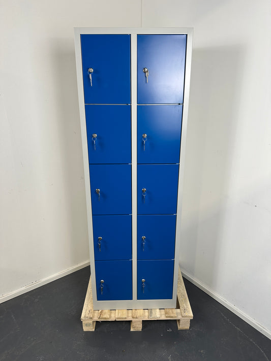 Schliessfachschrank Metallspind 10 Fächer