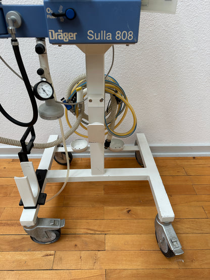 Dräger Sulla 808 (blue) anesthesia machine