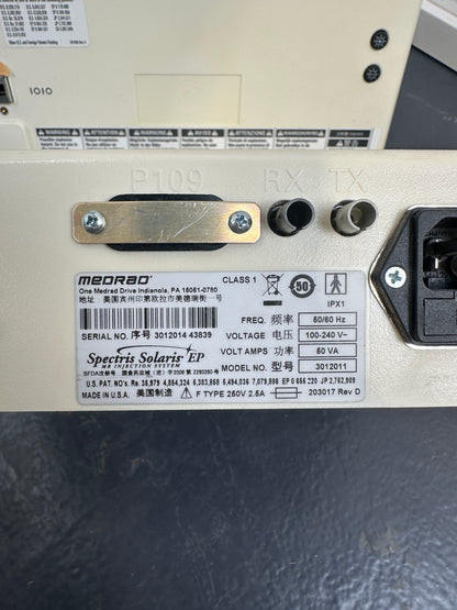 Medrad Spectris Solaris EP High Pressure Syringe Pump (MRT)