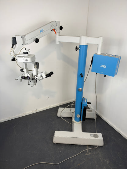 Möller-Wedel / CooperVision 653 OP-Mikroskop – motorisches X-Y – Doppelbeobachter – Fußsteuerung