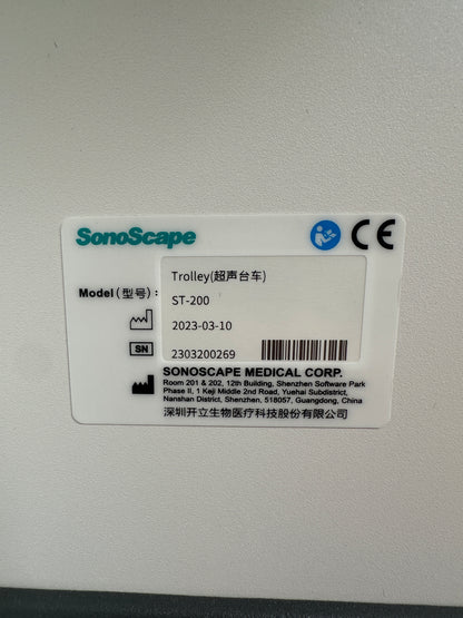 SonoScape E2 Pro inkl. Trolley und Tasche/Koffer mobil