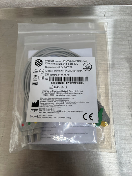 Halbach GmbH 112032015 EAAB3R-90P- EKG-Patientenkabel