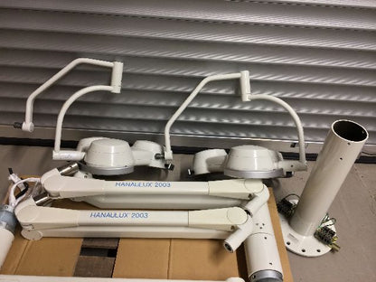 Heraeus HanauLux DUO OP-Leuchte – 3 & 4 Strahler – Deckenmontage
