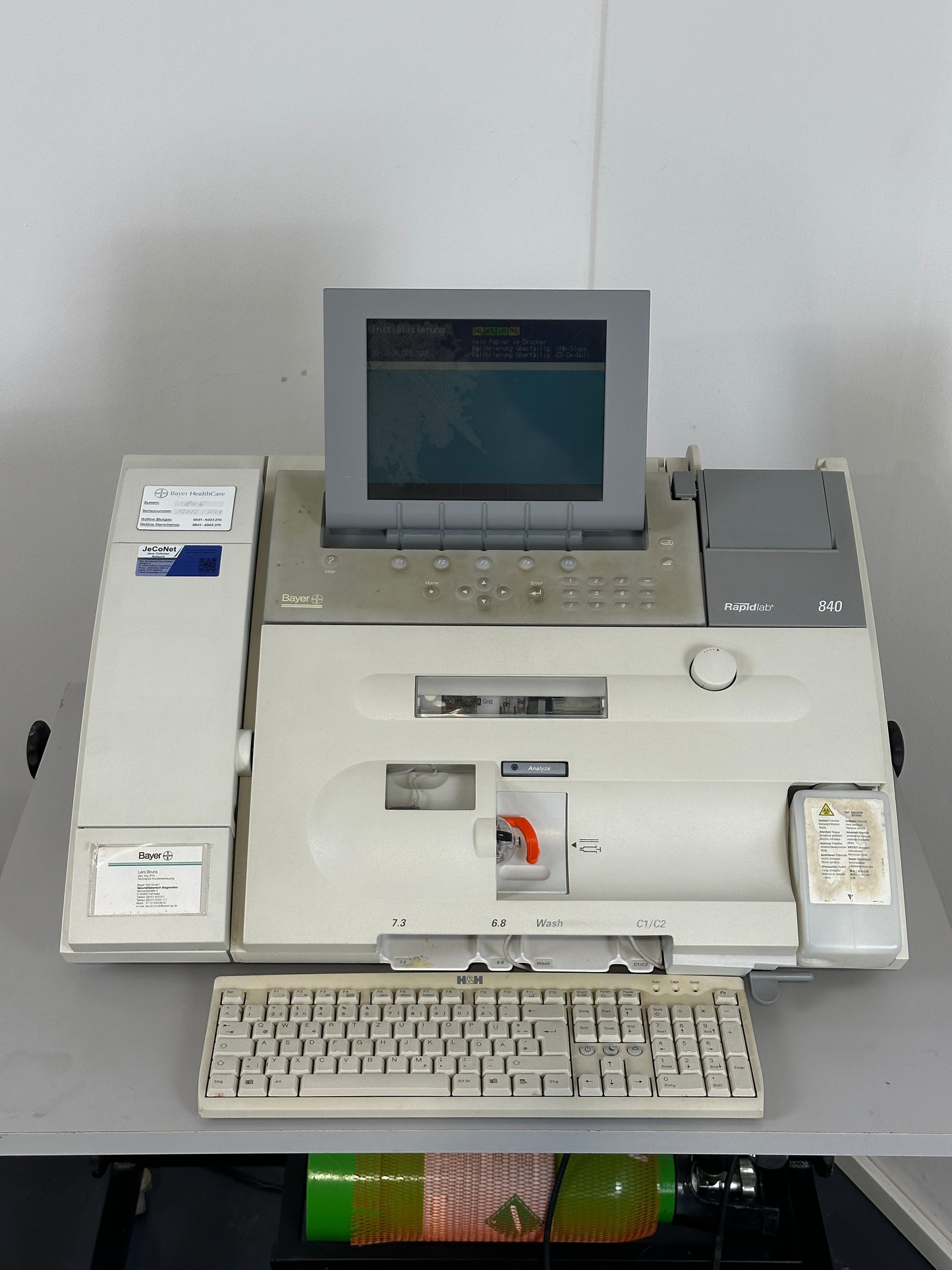 Siemens/Bayer Rapidlab 840 Analyzer (blood gas)