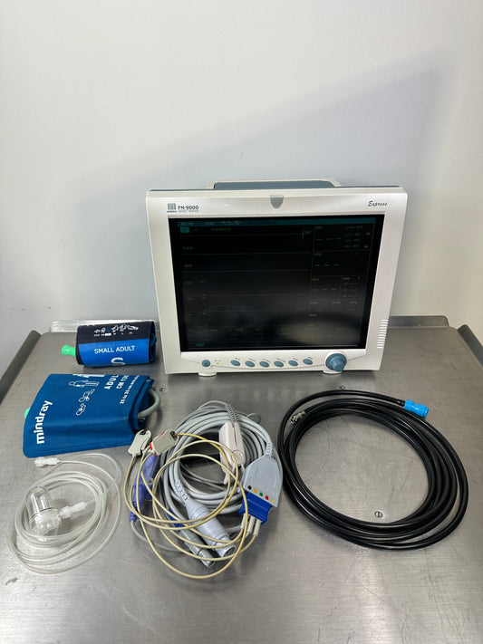 Mindray PM-9000 Express Patient Monitor with accessories