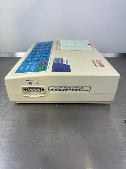 Schiller Cardiovit AT-1 ECG Portable Electrocardiograph with 10-Lead ECG Cable