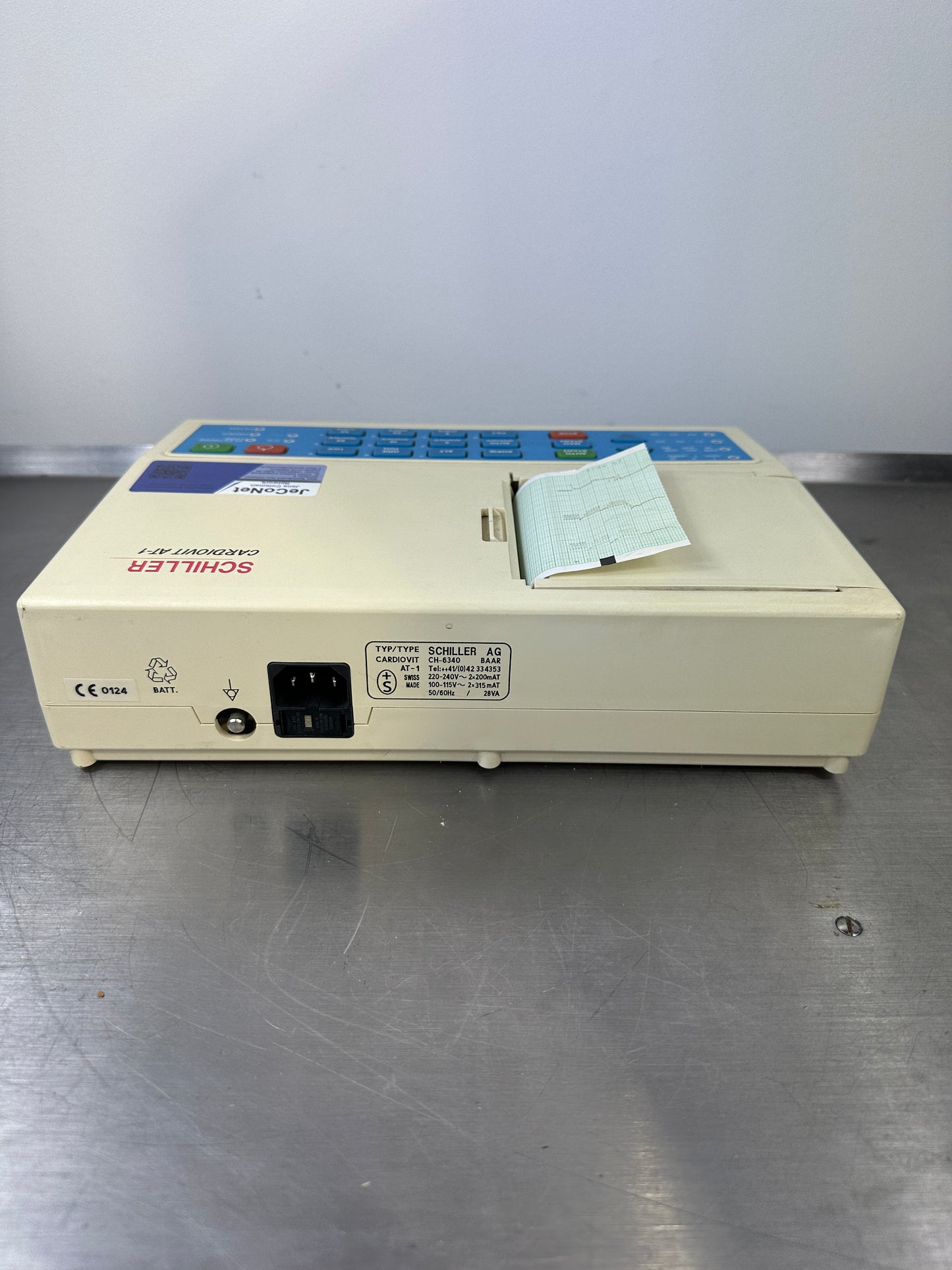 Schiller Cardiovit AT-1 ECG Portable Electrocardiograph with 10-Lead ECG Cable