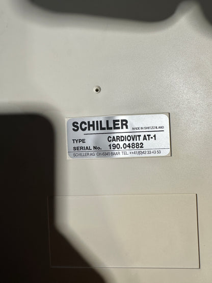 Schiller Cardiovit AT-1 ECG Portable Electrocardiograph with 10-Lead ECG Cable