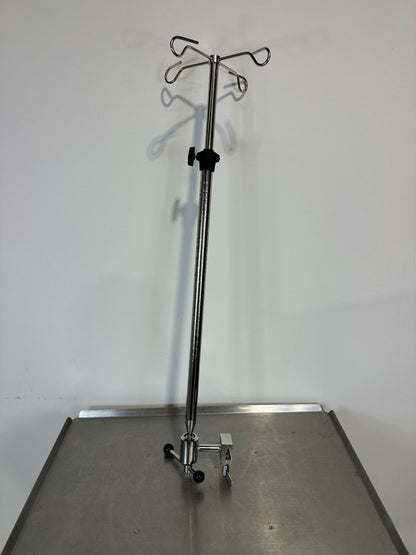 Infusionsständer für Standardschiene Edelstahl