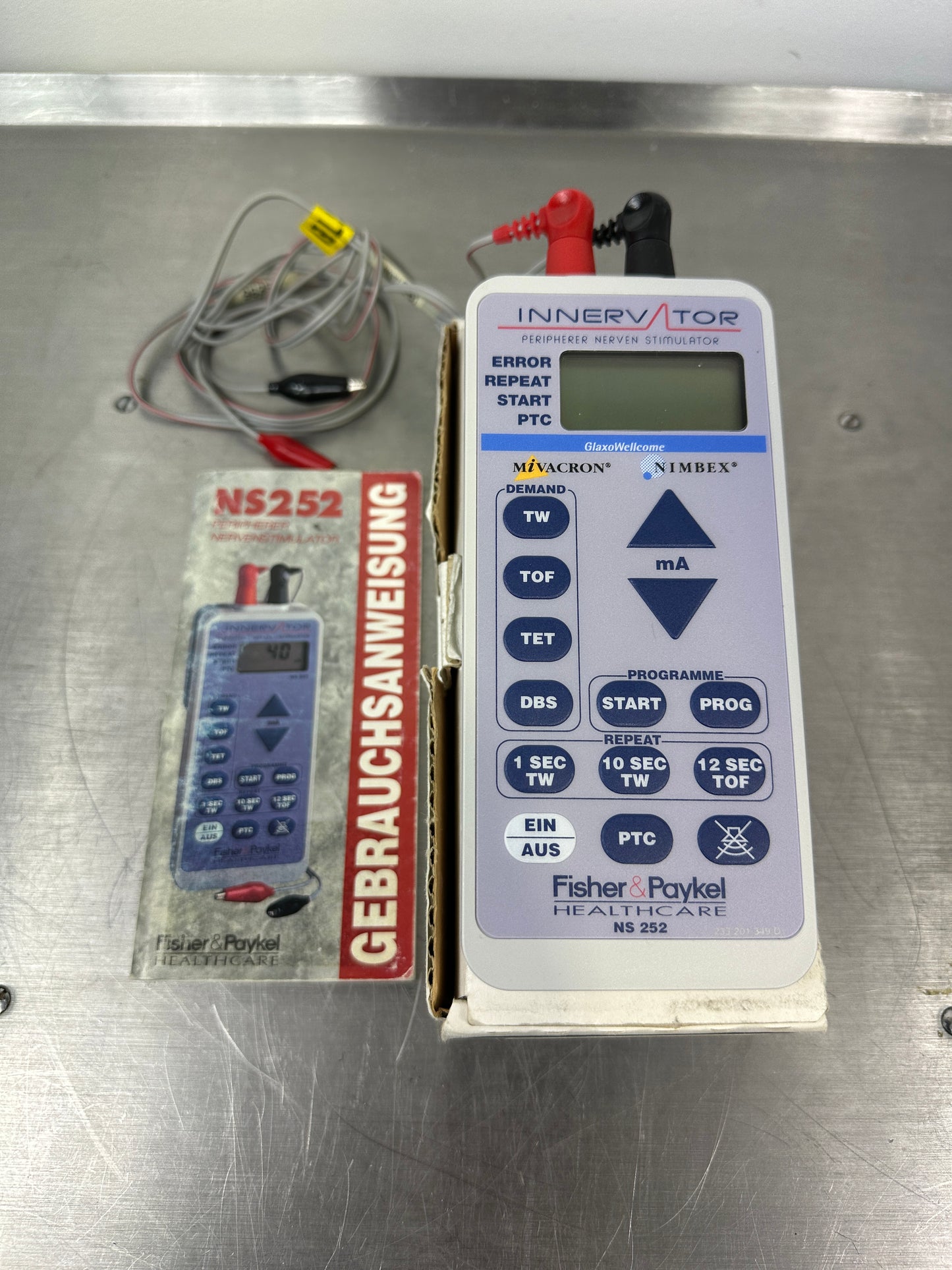 Fisher & Paykel NS 252 Peripherer Nervenstimulator (Innervator)