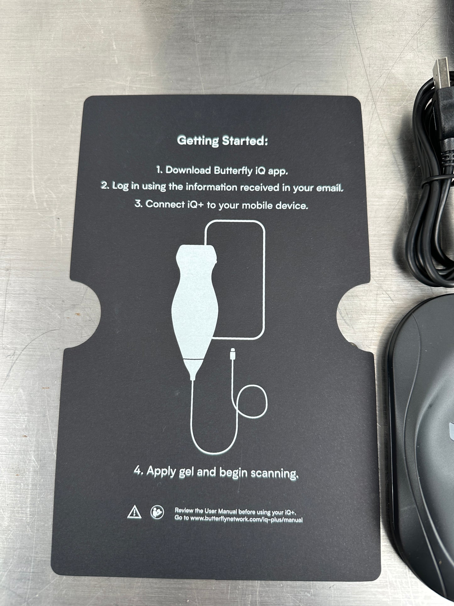 Butterfly IQ+ Ultrasound System (Lightning) Made for Iphone (Like new)