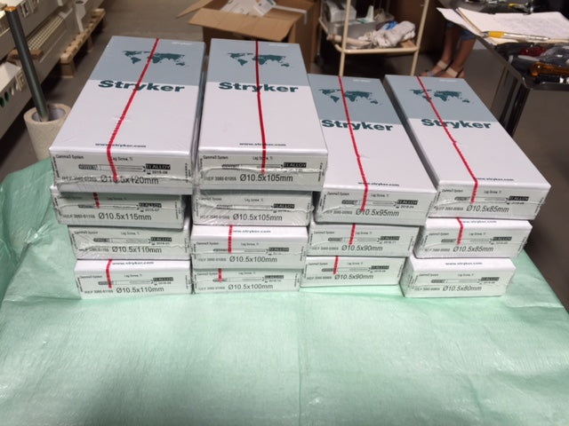 Stryker Gamma 3 System Osteosynthese-Material-Titan (Paket 3)