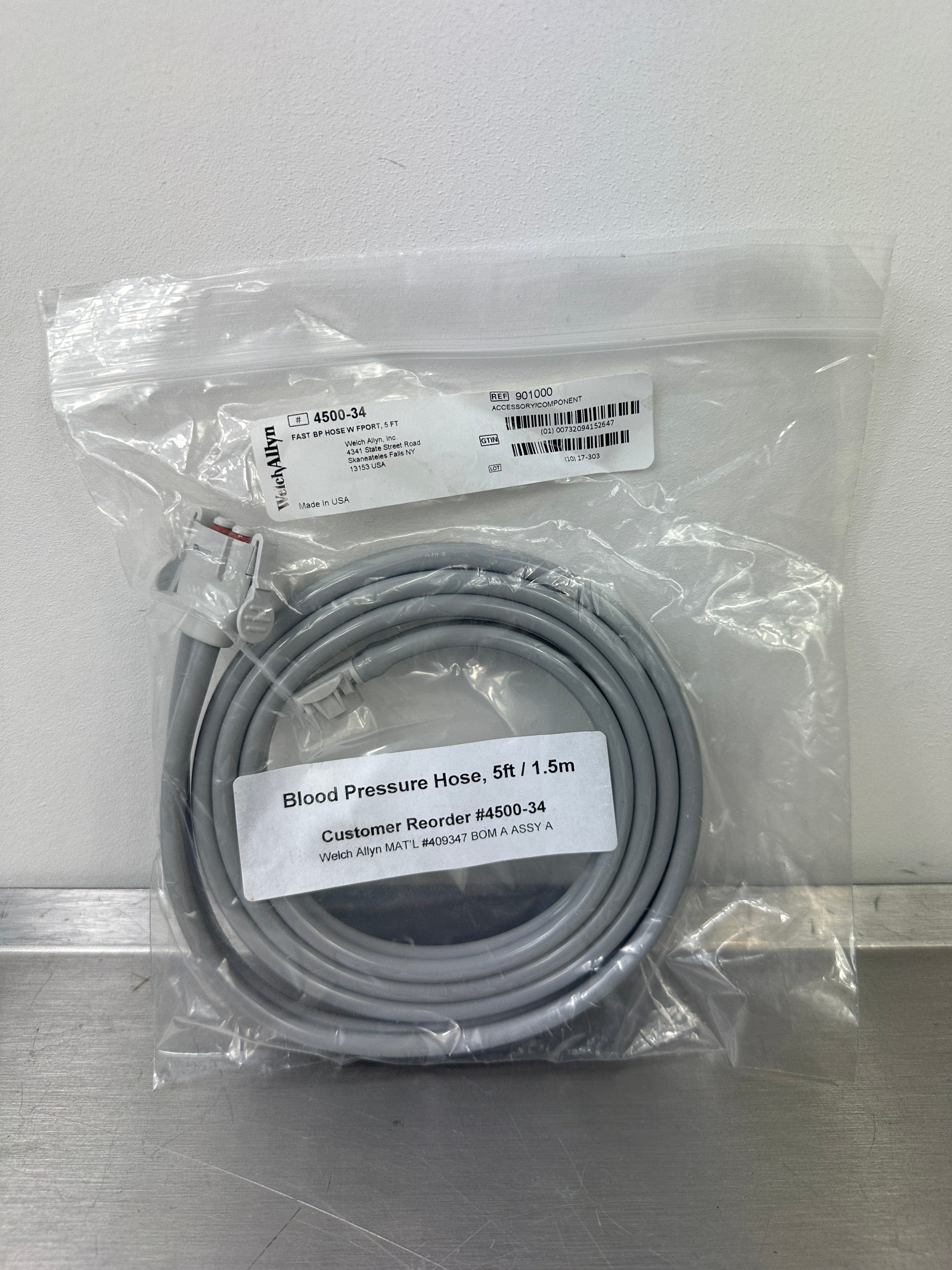 WelchAllyn 901000 4500-34 Blood Pressure Tubing – JeCoNet ...